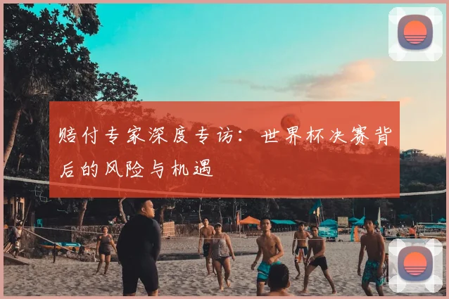 赔付专家深度专访：世界杯决赛背后的风险与机遇