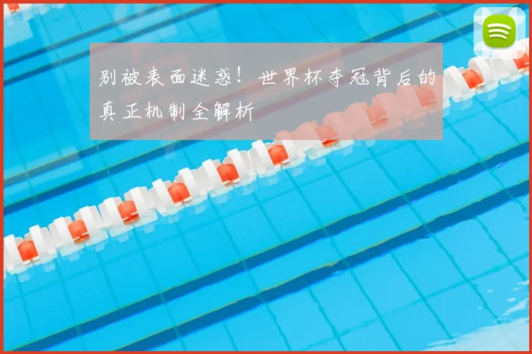 别被表面迷惑！世界杯夺冠背后的真正机制全解析