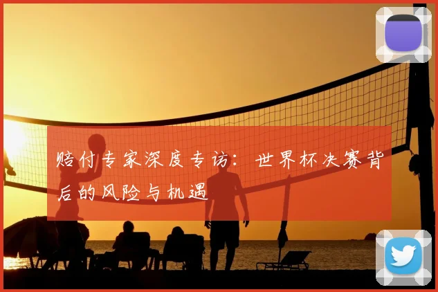 赔付专家深度专访:世界杯决赛背后的风险与机遇