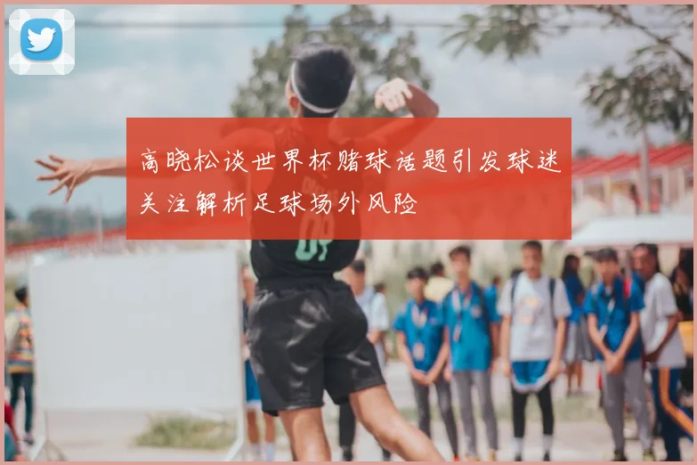 高晓松谈世界杯赌球话题引发球迷关注解析足球场外风险